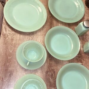 Mint Green Dinnerware Set